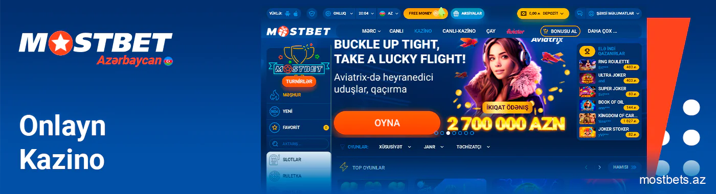 Mostbet Azerbaijan Online Casino İcmal